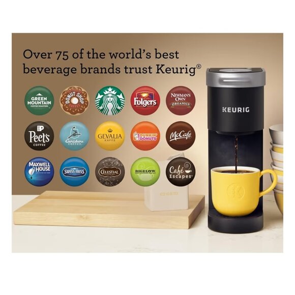 Keurig K-Mini Single Serve K-Cup Pod Coffee Maker, 6 to 12oz Brew size, Black - Picture 3 of 10